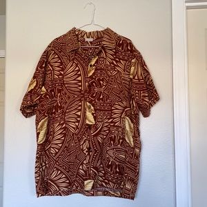 HAWAIIAN vintage aloha men’s shirt in sz. XL.